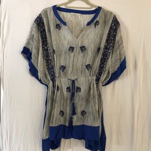 Anthropology Floreat blouse